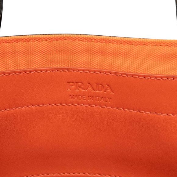 Pre Loved prada Classic Tote Bag Women Black Satchel - Picture 5 of 7